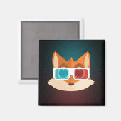 Fox - 3D Magnet (Vorderseite/Rückseite)