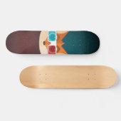 Fox - 3D Skateboard (Horizontal)