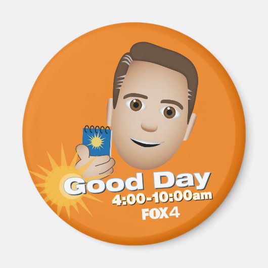 FOX 4 Good Day Emoji Brandon Kühlschrank Magnet (Vorne)