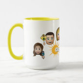 FOX 4 Good Day Emoji Coffee Tasse (Links)