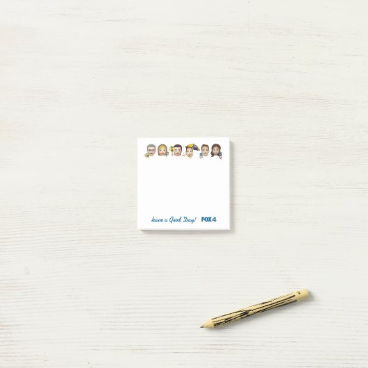 FOX 4 Good Day Emoji Post-It Notes Klebezettel (Auf Schreibtisch)