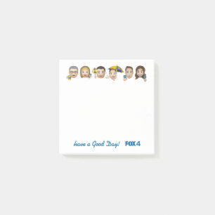 FOX 4 Good Day Emoji Post-It Notes Post-it Klebezettel