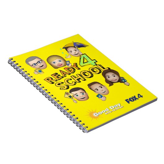 FOX 4 Good Day Emoji Spiral Notebook Notizblock (Rechte Seite)