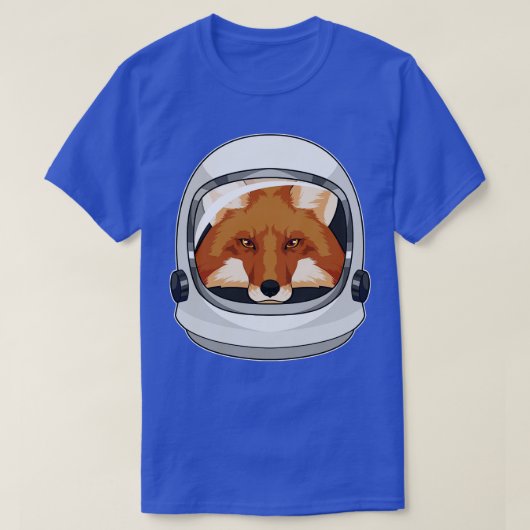 Fox als Astronaut mit Helm T-Shirt (Design vorne)