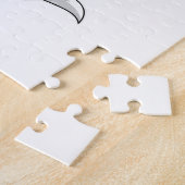 Fox als Bride mit Veil Puzzle (Seite)