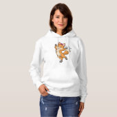 Fox als Brille mit Schleier & Herz Hoodie (Vorne ganz)