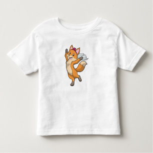 Fox als Brille mit Schleier & Herz Kleinkind T-shirt