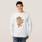 Fox als Brille mit Schleier & Herz T-Shirt (Vorne ganz)