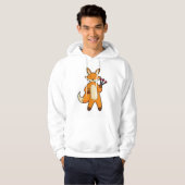 Fox als Dart-Player mit Darts Hoodie (Vorne ganz)