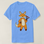 Fox als Dart-Player mit Darts T-Shirt (Design vorne)