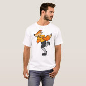 Fox als Football-Spieler mit Fußball T-Shirt (Vorne ganz)