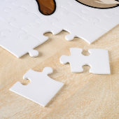 Fox als Friseur mit Schere Puzzle (Seite)