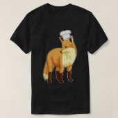 Fox als Koch mit Koch-Hut T-Shirt (Design vorne)
