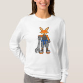 Fox als Mechanik mit Spanner T-Shirt (Vorderseite)