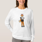 Fox als Secretary mit Notepad T-Shirt (Vorderseite)