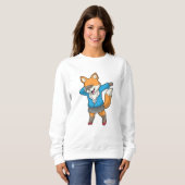 Fox als Sekretär beim Hip Hop Dance Sweatshirt (Vorne ganz)