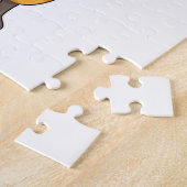 Fox als Sekretär für Kaffee Cup Puzzle (Seite)