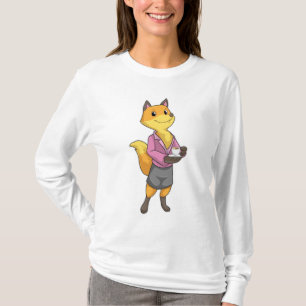 Fox als Sekretär für Kaffee Cup T-Shirt