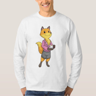 Fox als Sekretär für Kaffee Cup T-Shirt