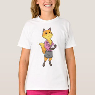 Fox als Sekretär für Kaffee Cup T-Shirt