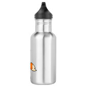 Fox als Zauberer mit Zauberstab & Hut Edelstahlflasche (Rechts)