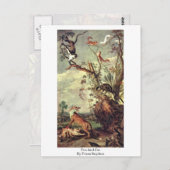 Fox and Cat von Frans Snyders Postkarte (Vorne/Hinten)