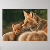 Fox and Cub Poster (Vorne)