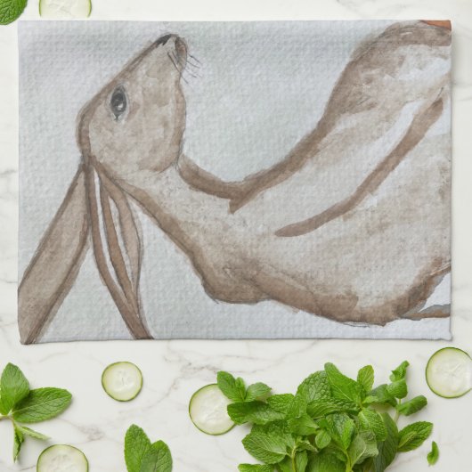 Fox and Hare Teetücher / Küchentücher (Gefaltet)