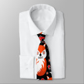 Fox and Nature Nordic Folk Art Krawatte (Gebunden)