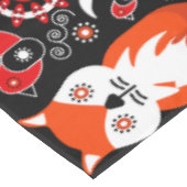 Fox and Nature Nordic Folk Art Tischdecke (Schrägansicht)