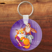 fox and owl schlüsselanhänger (Vorderseite)