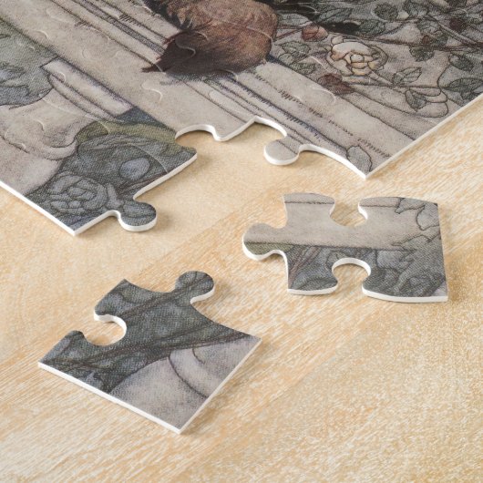 Fox and the Grapes Aesop Puzzle (Seite)