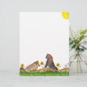 Fox and Vigilant Cougar Stationery (Stehend Vorderseite)