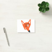 Fox Animal Cartoon Cunning Devious Evil Eye Post-it Klebezettel (Büro)