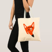 Fox Animal Cartoon Cunning Devious Evil Eye Tragetasche (Vorderseite (Produkt))