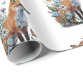 Fox Animal Lovers Forest Geschenkpapier (Rolleneckpunkt)