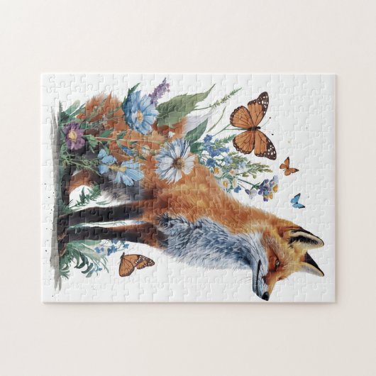 Fox Animal Lovers Forest Puzzle (Horizontal)