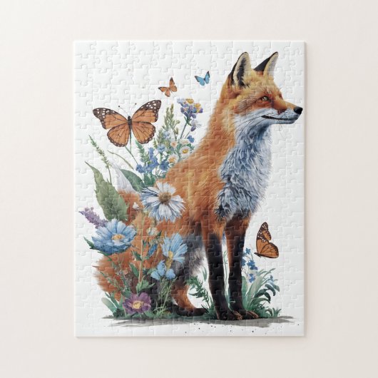 Fox Animal Lovers Forest Puzzle (Vertikal)