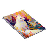 Fox Animal Portrait Malerei Art Notizblock (Rechte Seite)