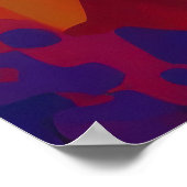 Fox Animal Portrait Malerei Art Poster (Ecke)