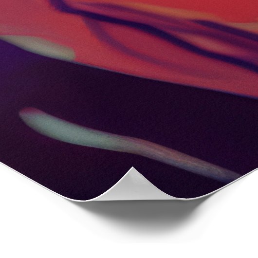 Fox Animal Portrait Malerei Art Poster (Ecke)