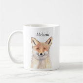 Fox animal watercolor woodland nature life kaffeetasse (Links)