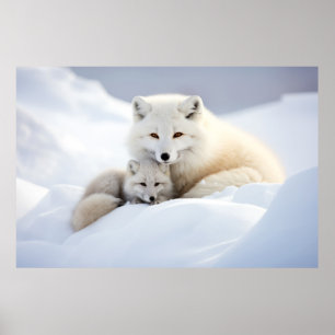 Fox Animal Wild Beauty Freedom Wilderness Mauer Poster