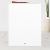 Fox Animal Wildlife Foxy Birthday Karte (Rückseite)