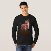 fox animals forest trees birds T-Shirt (Vorne ganz)