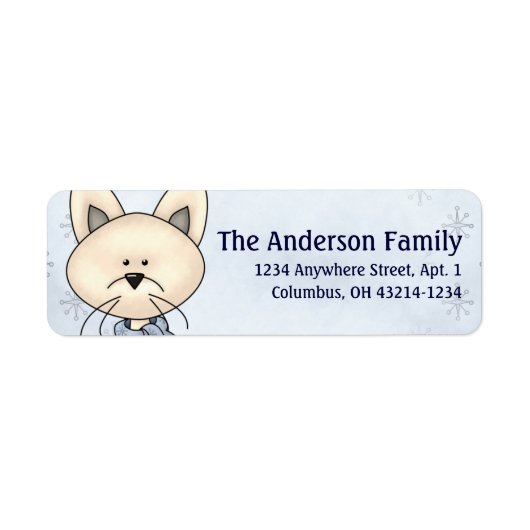 Fox Arctic Freeze Animals Address Labels (Vorne)