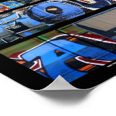 Fox Art Graffiti Poster (Ecke)