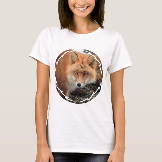 Fox-Arten-Damen-angepasster T - Shirt (Vorderseite)