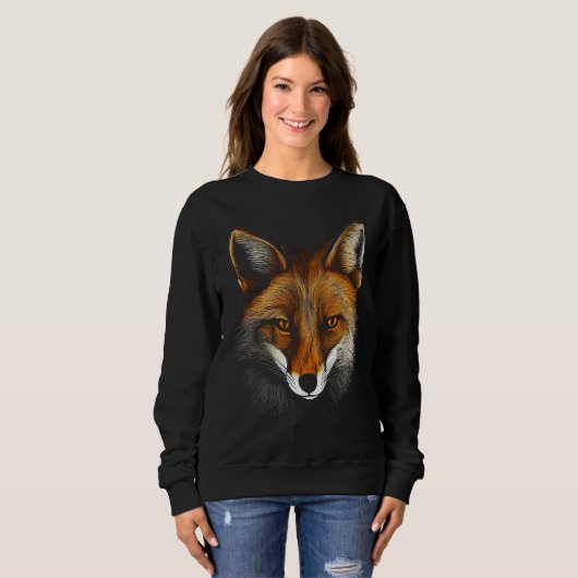 Fox Artwork  Animal  Animal Fox 12 Sweatshirt (Vorne ganz)