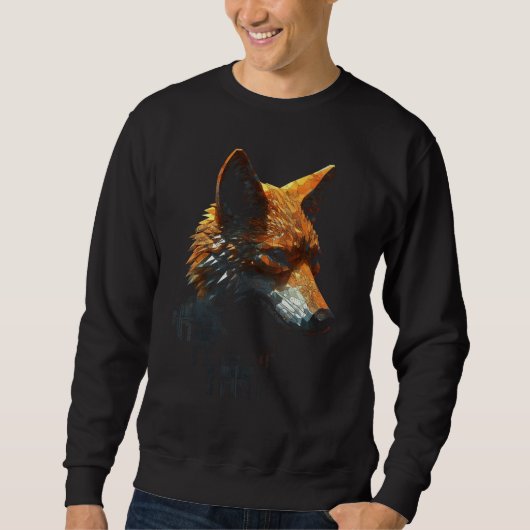 Fox Artwork  Animal  Animal Fox 4 Sweatshirt (Vorderseite)